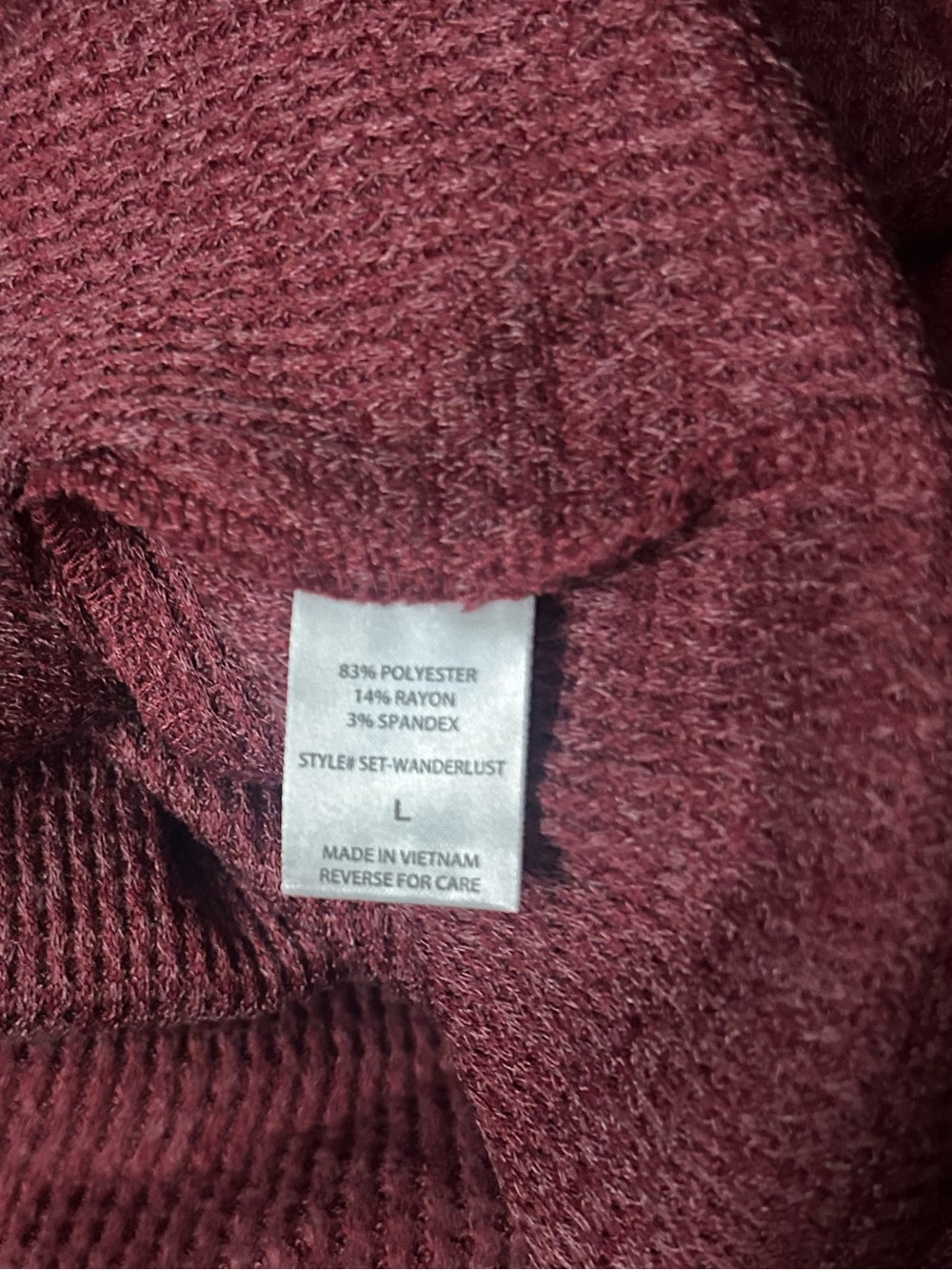 NWT Relaxed Cowlneck Sweater & Knit Dress Set in Berry - Picture 6 of 6